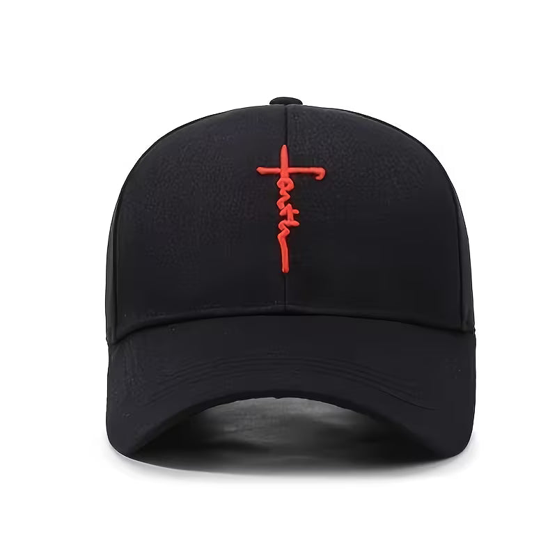 3D Faith Embroidered Baseball Caps Various Colors