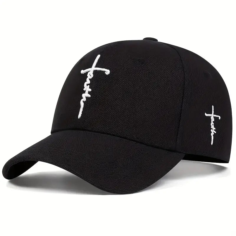 3D Faith Embroidered Baseball Caps Various Colors