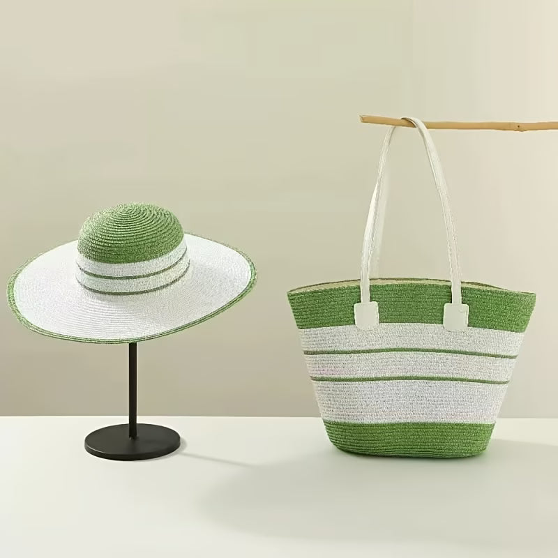 2pc Hat and Bag Set Various Colors