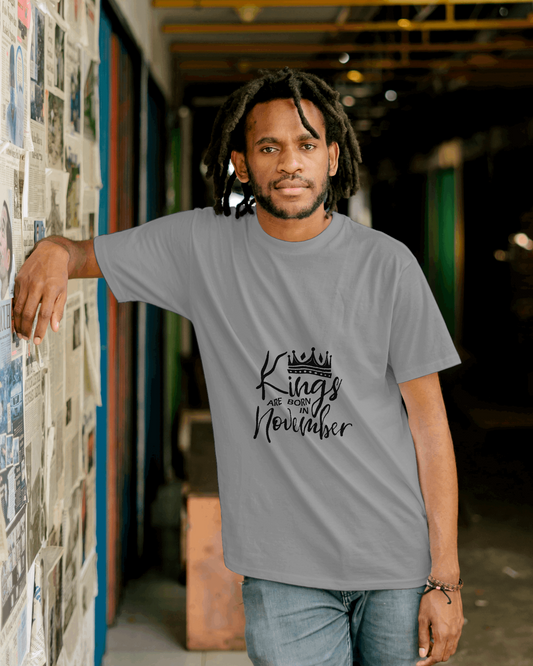 Kings Are Born In November Tee