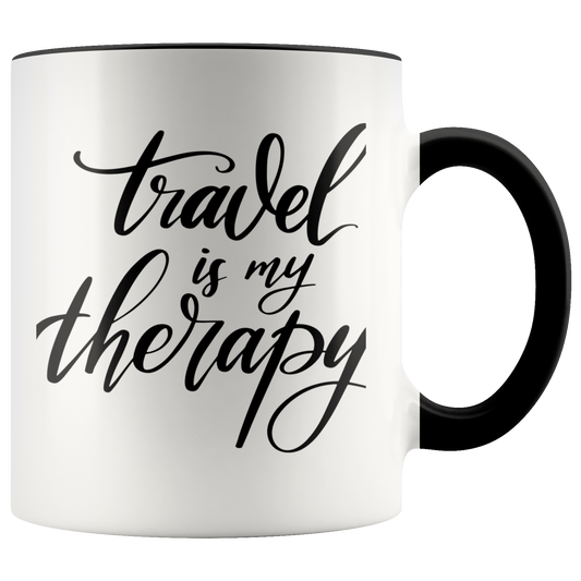 Travel is my Therapy Mug